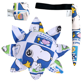 华诗孟幼儿园布艺安全软飞盘 儿童亲子户外手工飞碟沙包尾巴三件套玩具