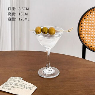 Clcey japanese kimura triangle martini cocktail glass crystal goblet cold drink juice cup premium glass cup martini small 120ml