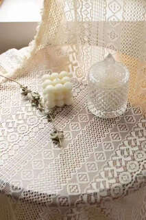 Ni zhier's new hollow flower gauze curtain is light-transmitting and opaque, and the gauze bay window is white gauze balcony simple living room semi-shading anti-white 0.47 width 1.1 height