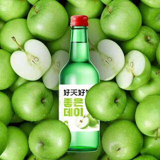 Goodday soju 360ml 12.5% apple flavor imported from korea
