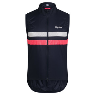 Rapha brevet men's long-distance windproof reflective spring and autumn road cycling vest vest top official dark navy blue - 2025 version l