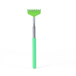 Metal telescopic tickle scratching dog and cat massage cleaning scratching brush palm shape pet cleaning supplies nail rake version-random color