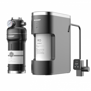 Sharp water purifier 1.5lmin reverse osmosis wj-ru060m-h black