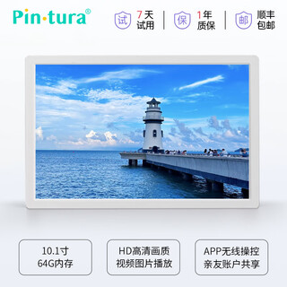 PIN·TURA电子相册数码相框小仙屏Pinpin智能云节日礼物送女朋友长辈父母生日纪念日闺蜜男友中秋节礼品 时尚版10.1