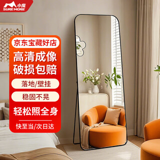 Xiaomo internet celebrity dressing mirror full-body floor mirror clothing store fitting mirror ins home wall-mounted bedroom entrance mirror