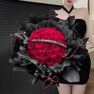 Eswina flower express delivers 11 rose bouquets as a birthday gift to your girlfriend nationwide and delivers 33 red roses bouquets in a classic style