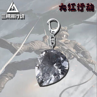 Delta operation peripheral red super high return rate key chain key pendant is a gift for friends. style 2 delta key chain