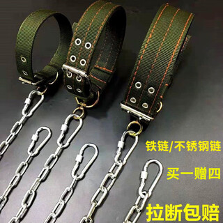 Li haojia dog chain anti-bite iron chain large dog leash golden retriever german shepherd medium dog leash native dog iron chain iron chain thickness 2.5mm recommended 15jin jin equals 0.5kg inner dog 2 meters long