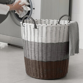 Wei jian dirty clothes basket large capacity foldable imitation rattan storage basket storage basket toy dirty clothes storage box