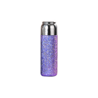 Gediao pure titanium high-end thermos cup for men and women double-layer large-capacity magnetic bouncing water cup gd-cx420 ice flower purple