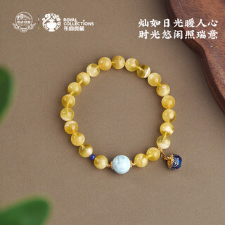 Potala palace beeswax sea grain stone bracelet 925 silver treasure bowl pendant single circle amber bracelet for men and women as a birthday gift for girlfriend