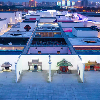 Langfang shuiyun suji + only dream of red mansions theater fantasy city two-day family view and wine package