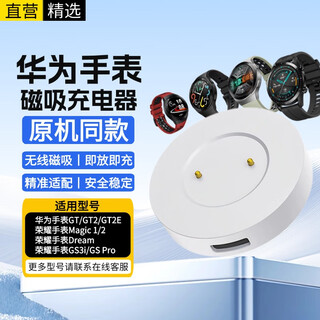 十闪 华为手表watch GT2/GT2E/GS3i充电器磁吸式底座 荣耀gs3i/gs pro/magic watch2充电器吸式底座