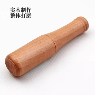 Lh solid wood products household garlic hammer date wood solid wood tamping stick garlic stick grinder no paint no wax original solid wood 1 pack