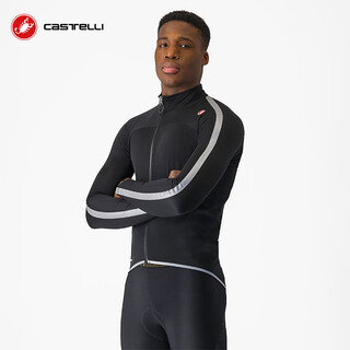 Castelli scorpion cycling jersey men's autumn and winter warm and comfortable windproof and waterproof bicycle jacket 4524506 010 black 3xl