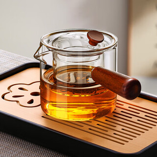 Xiduomi teapot tea water separation side handle glass tea making electric ceramic stove special high borosilicate small boiling water tea utensil