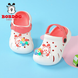 Babudou children's shoes girls beach shoes summer soft soled casual crocs children's slippers 117542010 rose pink 210