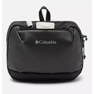 Columbia multifunctional toiletry bag, compact, portable, quick-drying, waterproof storage bag, cosmetic bag, long-distance travel bag, sports and fitness bag, black black