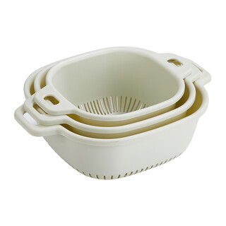 Nanfeng three-piece vegetable washing basket set