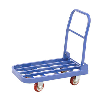 Handun trolley flat car trolley trailer folding cart cargo pull truck tool driver pull car 75*50 medium polyester wheel noisy