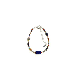 Chili yangui shanchuan dai new chinese style national style pure silver 999 solid bracelet broken silver combination bracelet shanchuan dai bracelet (15+5cm adjustable)