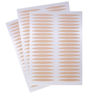 Jian yu double eyelid stickers invisible natural traceless lace fiber strip fairy stickers transparent waterproof flesh-colored olive-shaped big eyes 40 stickers