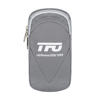 Tfo cross-country sports arm bag outdoor cycling mobile phone arm strap mountaineering marathon running arm bag fitness bag gray