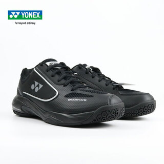 Yonex (yonex) new badminton shoes shb470 comfortable breathable wear-resistant non-slip shoes yy professional competition training sneakers black wide last version new launch shb470 43 (275mm)
