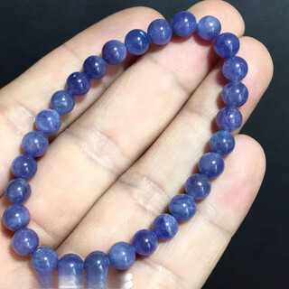 Fat donglai quality tanzanite bracelet blue female tanzanite sapphire bracelet pendant necklace blue crystal star treasure boutique 6.8mm with certificate