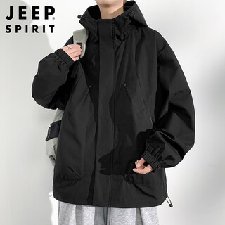 Jeep spirit jeep jacket men's jacket men's jacket men's autumn and winter casual sports workwear hooded wind clothes