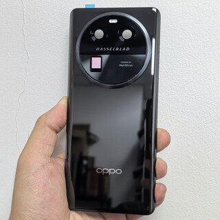 Oppooppofindx6 original mobile phone back cover glass findx6pro pure original battery back cover and rear shell disassembly findx6 starry sky black (new pure original back cover)