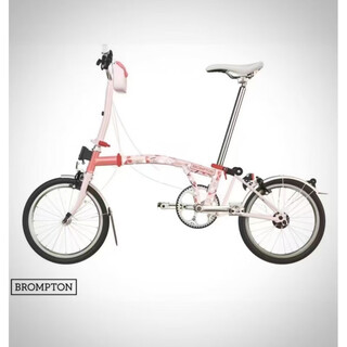 C line xiaobu folding bike m6l asia limited sakura pink 2nd generation spot sf express 2025 model_sakura pink 2nd generation_m handle_pre-6 speed 16 inches