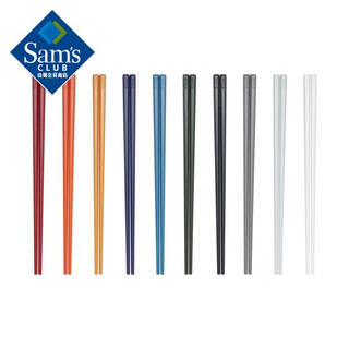 Staub antibacterial chopsticks multi-color 10-piece set 10 pairs