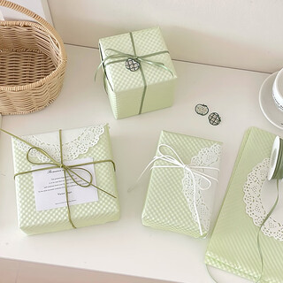 Doroch gift wrapping paper with ribbon cigarette box wrapping paper christmas gift birthday gift handmade diy thanksgiving