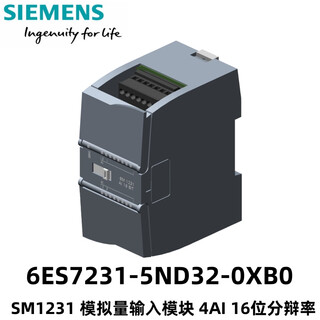 Siemens s7-1200 sm1231 analog input module 6es7231-5nd32-0xb0