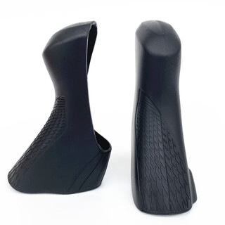 Shimano adapts to shimano 4700/5800/6800 road bicycle anti-slip gloves to protect the derailleur silicone sleeve, a pair of black with anti-slip texture