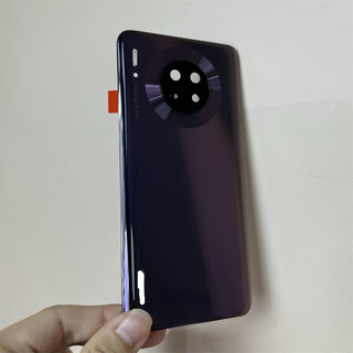 Huawei (huawei) adapted to mate30 mobile phone back cover glass 30pro original back shell disassembly battery cover rear screen plain leather mate30 back cover roland purple original disassembly 99 new with frame accessories