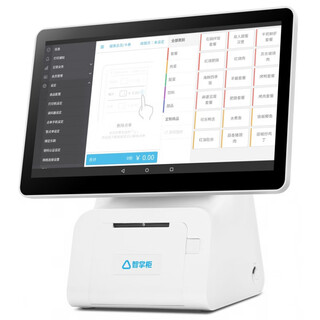 Sunmi's second-hand smart shopkeeper cash register comes with a printer, catering milk tea shop and barbecue shop come with a new cash register, 90% new host