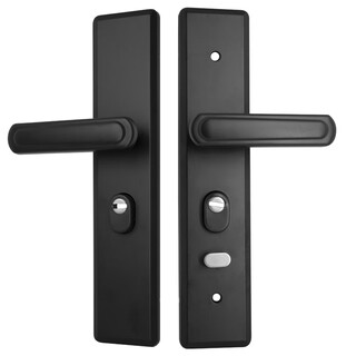 Hotun anti-theft door handle anti-theft door lock handle stainless steel anti-pry handle entry steel door panel 03h black