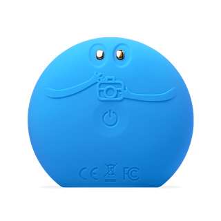 Foreo official direct sales luna play smart2 luna silicone facial cleanser for women, pore cleansing facial cleanser, non-dry battery model, navy blue