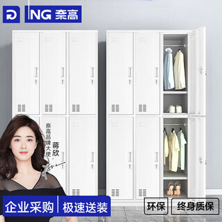 Naigao locker, iron cabinet, office wardrobe, employee locker, locker with lock, dormitory shoe cabinet, six-door locker