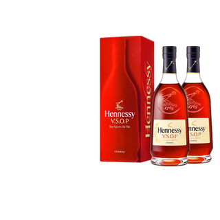 Hennessy (hennessy) vsop french imported cognac, foreign wine and spirits gift box vsop 700ml 2 bottles