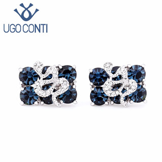 Ugo conti new auspicious snake cufflinks men's french shirt cuffs cuffs light luxury high-end gift packaging custom engraving