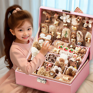 Shangyun hair clip jewelry box bracelet little girl birthday gift 3-6-10 years old children's toy girl hair accessory gift box
