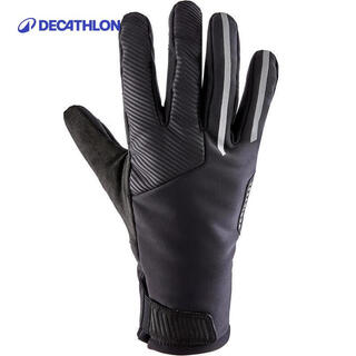 Decathlon shockproof full-finger road mountain bike gloves cycling gloves warm windproof rc900 black s2670485