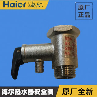 Haier electric water heater safety valve pressure relief valve check valve pressure reducing valve exhaust valve original 0.8 original safety valve
