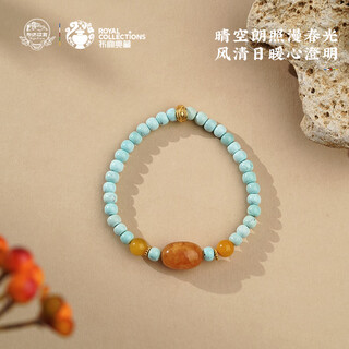 Potala palace turquoise bracelet with beeswax date beads 925 silver dharma eye spacer bracelet for men and women as a birthday gift for girlfriend