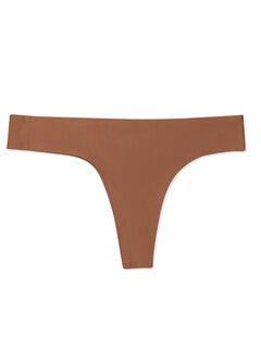 Capezio women's seamless t-string underwear, smooth and close-fitting, breathable and comfortable, mocha color x-small