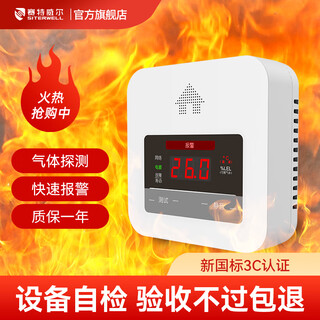 Setwell gas alarm natural gas alarm home kitchen flammable gas liquefied gas detector elderly gas leak detection