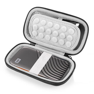 Western digital (wd) solid state mobile hard drive bag my passport accompanying ssd version bag storage bag protective cover hard shell anti-fall box my passport accompanying ssd special hard shell bag thickened anti-fall box